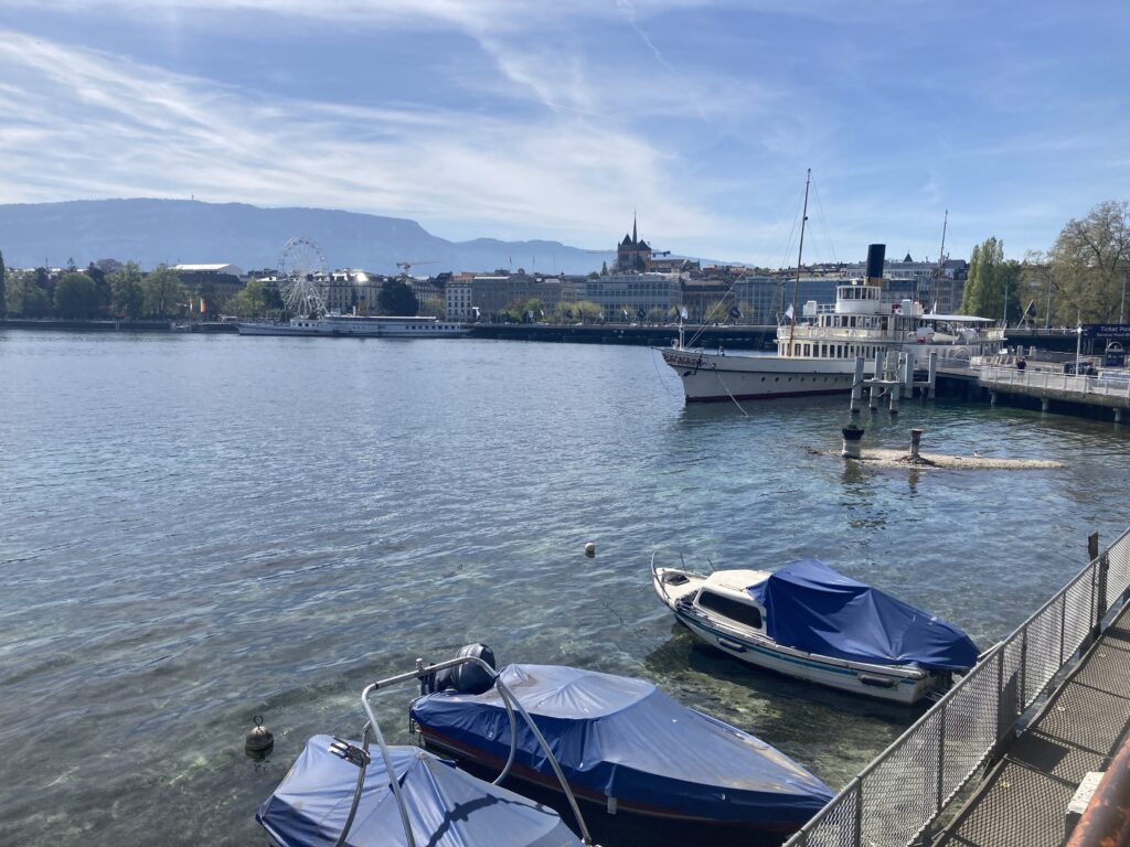 Genève, les bords du lac