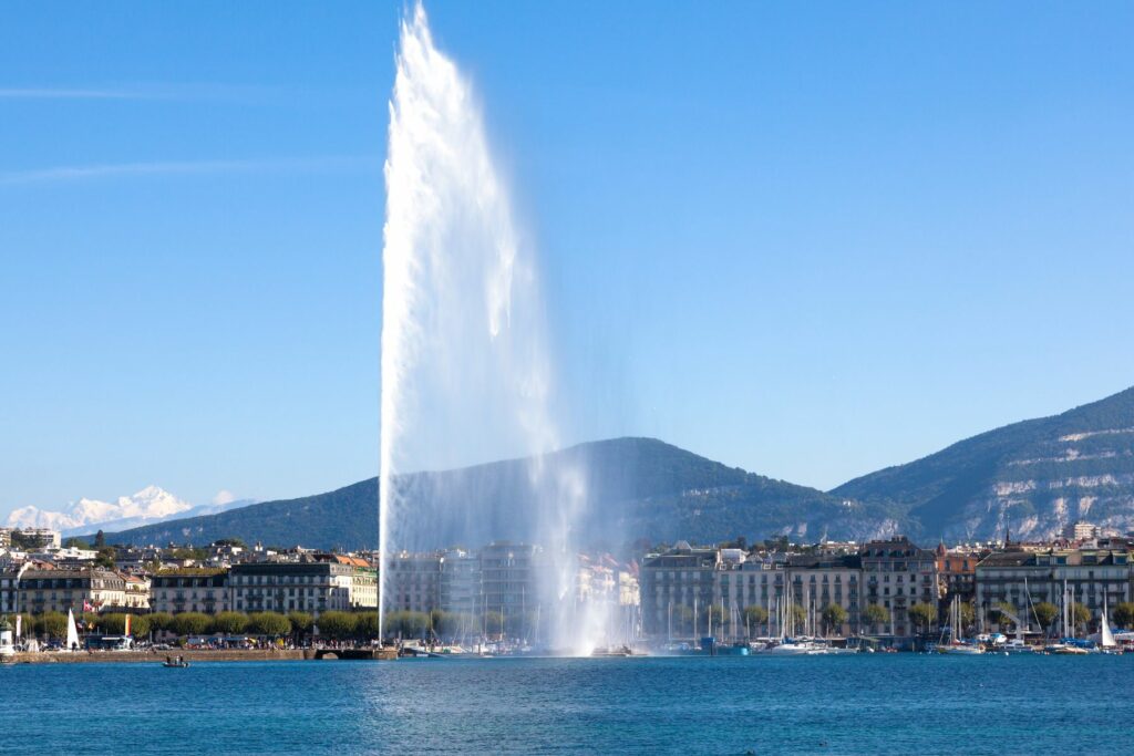 Genève, le jet d'eau